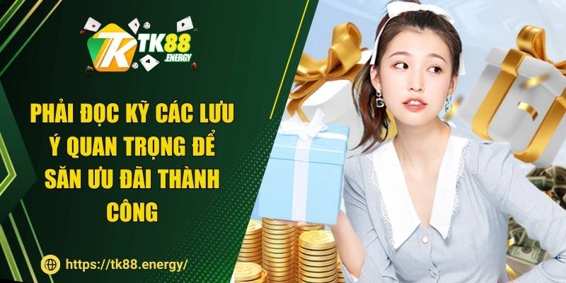Phải đọc kỹ các lưu ý quan trọng để săn ưu đãi thành công