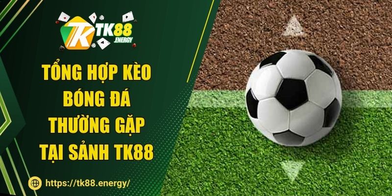 Tổng hợp kèo bóng đá thường gặp tại sảnh TK88